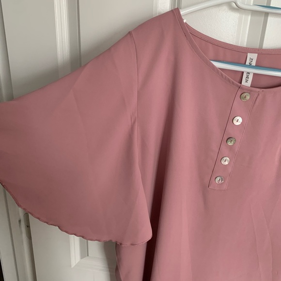 2X Zenana Premium blouse - Picture 3 of 5